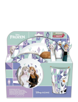 Frozen - Frozen 5-Pcs. Kids Microwavable Set - Vakarienės rinkiniai - Marga / raštuota