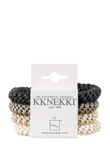 Bon Dep - Original Kknekki 4-Pack - Plaukų gumytė - Juoda