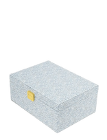 Bon Dep - Jewelry Box Square Mw Liberty Katie And Millie Light Blue - Papuošalų dėžutė - Mėlyna