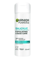 Garnier - Garnier Pureactive Salicylic Exfoliating Liquid Care For Impure Skin 120 Ml - Šveičiamasis tonikas - Nude