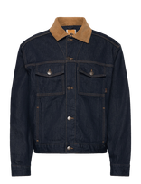 Timberland - Denim Jacket - Džinsinis švarkas be pamušalo - Tamsiai mėlyna