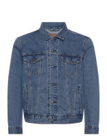 Levi's® - The Trucker Jacket Washed Away - Džinsinis švarkas be pamušalo - Mėlyna
