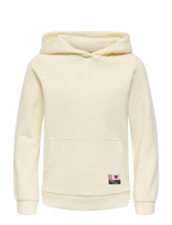 Kids Only - Kognoomi-Vinta Label Ls Hood Cs Swt Noos - Džemperis - Kreminė spalva