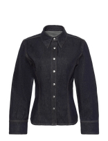 Calvin Klein Jeans - Seamed Shirt Classic Ck Rinse - Džinsiniai marškiniai - Tamsiai mėlyna