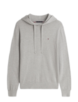 Tommy Hilfiger - Essential Cotton Hoody - Džemperis - Pilka