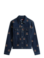Tommy Jeans - Ryan Rglr Trckr Jckt Cr Ei6059 - Džinsinis švarkas be pamušalo - Mėlyna