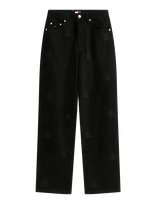 Tommy Jeans - Layla Hr Slim Str Cr Ei6085 - Tiesaus kirpimo džinsai - Juoda