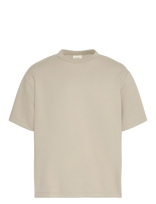 Calvin Klein - Ss Crinkle Crepe Spacer Tee - Marškinėliai trumpomis rankovėmis - Smėlio