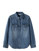Name It - Nkmkim Oz Dnm Ls Shirt 6677-Oz T - Ilgarankoviai marškiniai - Mėlyna