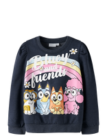 Name It - Nmfjenney Bluey Sweat Bru Sky - Megztinis - Tamsiai mėlyna