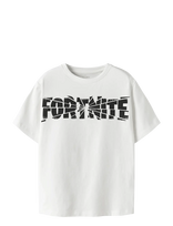 Name It - Nkmjamba Fortnite Ss Nreg Top Noos Bfu - Marškinėliai trumpomis rankovėmis - Balta