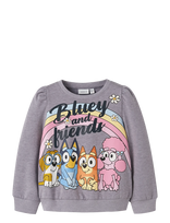 Name It - Nmfjenney Bluey Sweat Bru Sky - Megztinis - Pilka