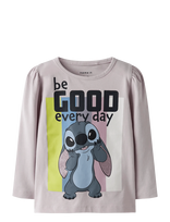 Name It - Nmfdiana Stitch Ls Top Box Noos Wdi - Ilgarankoviai marškinėliai - Rožinė