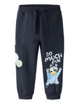 Name It - Nmmjared Bluey Nreg Swe Pants Unb Sky - Sportinės kelnės - Tamsiai mėlyna