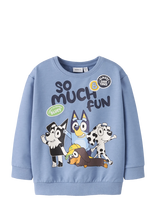 Name It - Nmmjared Bluey Nreg Sweat Unb Sky - Megztinis - Mėlyna