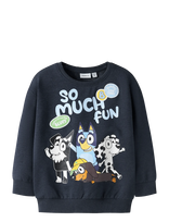 Name It - Nmmjared Bluey Nreg Sweat Unb Sky - Megztinis - Tamsiai mėlyna