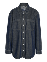 NOISY MAY - Nmalva L/S Denim Shacket Az386Db Noos - Džinsiniai marškiniai - Mėlyna