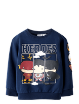 Name It - Nmmosmus Batman Nreg Sweat Bru Wab - Megztinis - Tamsiai mėlyna