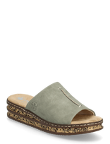 Rieker - Rieker Ladies' Sandals 62905-53 Green - Platforminės basutės - Žalia