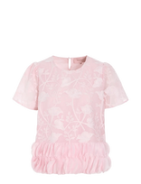 Hunkøn - Aiko Blouse - Marškinėliai trumpomis rankovėmis - Rožinė