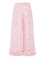 Hunkøn - Aiko Trousers - Plačios kelnės - Rožinė