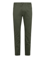 Scotch & Soda - Ralston- Cotton-Blend Twill Regular Slim Fit 5-Pocket Pant - Chino stiliaus kelnės - Chaki spalva