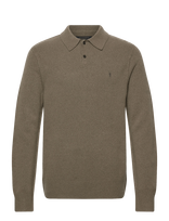 AllSaints - Statten Ls Polo - Polo marškinėliai ilgomis rankovėmis - Chaki spalva