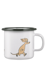 Muurla - Moomin Enamel Mug Retro Sniff 2,5Dl - Arbatos puodelis - Balta