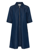 My Essential Wardrobe - Mwmalo 181 Short Zipdress - Trumpa suknelė - Mėlyna