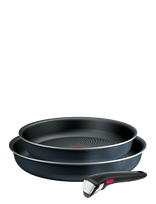 Tefal - Ingenio So Light 3 Pcs Set Frypans 24/28Cm - Keptuvė - Juoda