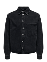 ONLY & SONS - Onssprick Box Azg Dnm Jacket - Džinsinis švarkas be pamušalo - Juoda