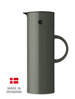 Stelton - Stelton Em77 Vacuum Jug 1 L. Dark Forest - Grafinas - Pilka