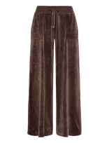 Juicy Couture - Yuka Wide Leg Trackpant Gold - Plačios kelnės - Ruda