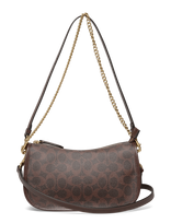 Coach - Coated Canvas Signature Waverly Bag - Rankinė - Ruda