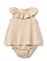 Wheat - Jersey Dress Suit Ingeborg - Kūdikių suknelė be rankovių - Geltona