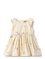 Wheat - Pinafore Wrinkle Sienna - Kūdikių suknelė be rankovių - Kreminė spalva