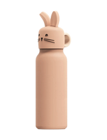 Liewood - Falk Water Bottle W Rabbit Lid 350 Ml - Maistui - Rožinė
