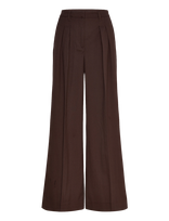 Copenhagen Muse - Cmtailor-Pants Is A Pair Of High Waisted Pants In A Premium Material With A Conc - Plačios kelnės - Ruda