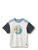 Wheat - T-Shirt S/S Ville - Marškinėliai trumpomis rankovėmis - Kreminė spalva