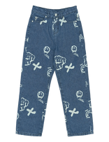 The New - Tnslate Baggy Fit Jeans - Laisvi džinsai - Mėlyna