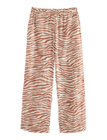 Lindex - Pyjama Trousers In Cotton - Kelnės - Ruda
