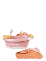 Smoby - Baby Nurse Balneo Bath - Lėlių aksesuarai - Rožinė