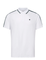 Björn Borg - Ace Retro Polo Shirt - Sportiniai trumparankoviai polo marškinėliai - Balta
