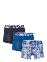 Björn Borg - Cotton Stretch Boxer 3P - Apatinės kelnaitės - Marga / raštuota