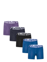 Björn Borg - Cotton Stretch Boxer 5P - Apatinės kelnaitės - Marga / raštuota