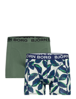 Björn Borg - Bamboo Cotton Blend Boxer 2P - Sportiniai bokser šortai - Marga / raštuota