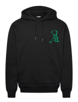 Björn Borg - Borg Oversized Hoodie - Sportinis džemperis su gobtuvu - Juoda