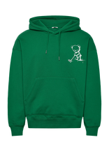 Björn Borg - Borg Oversized Hoodie - Sportinis džemperis su gobtuvu - Žalia