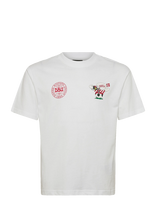 Hummel - Dbu 26 Fan Loose Dynamite Tee Kids - Futbolo marškinėliai - Balta