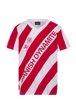Hummel - Dbu 26 Fan Dynamite Tee Ss Kids - Futbolo marškinėliai - Raudona
